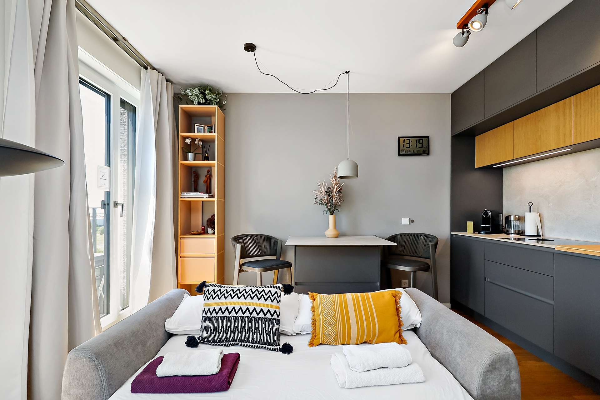 Wohnzimmer und Küche