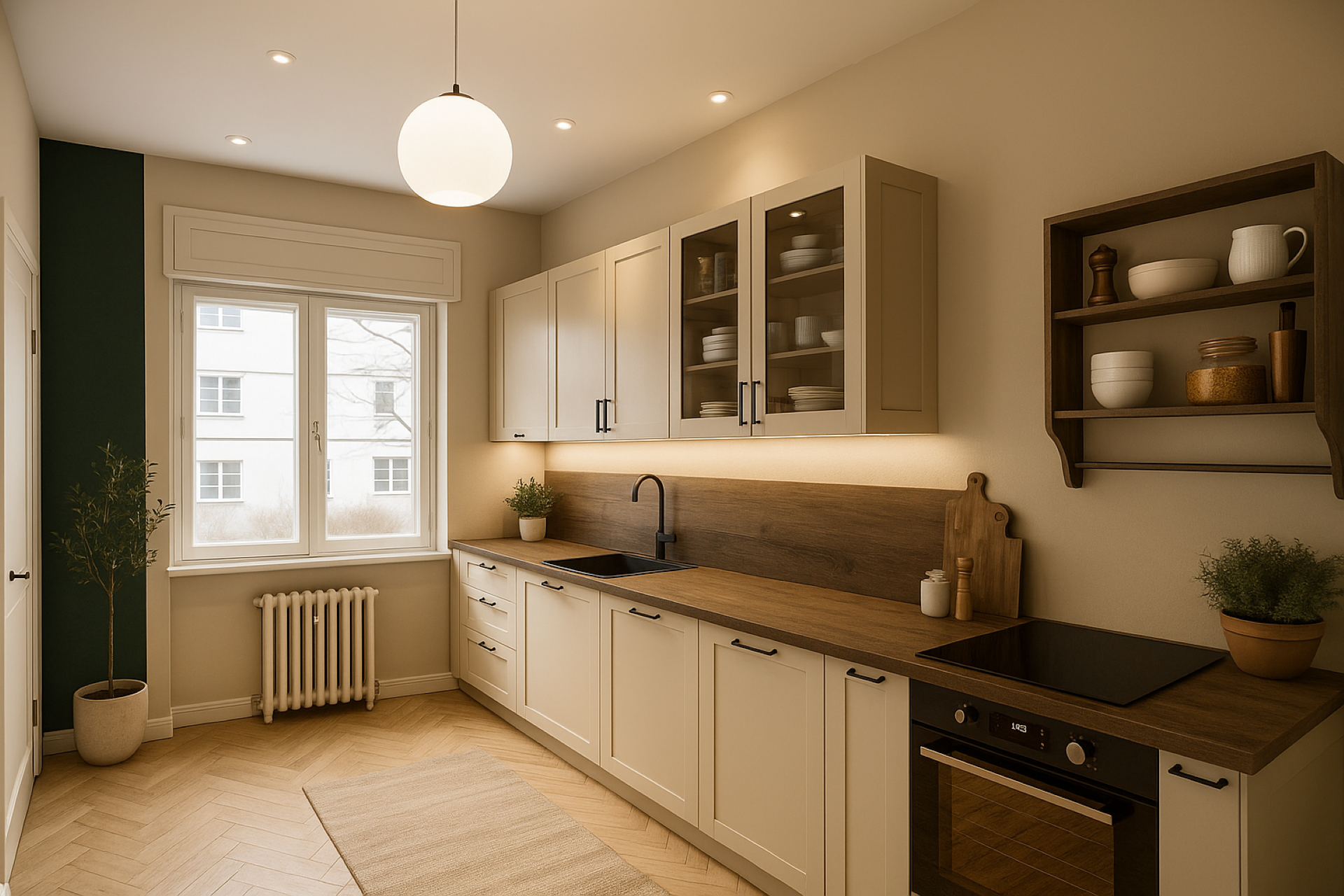 Visualisierungsbild Küche