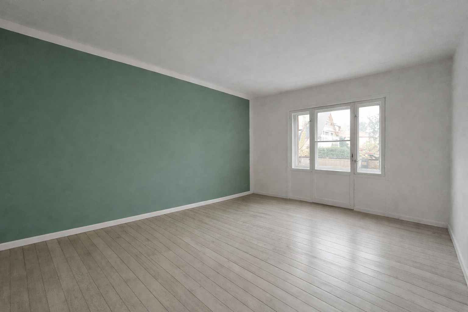 Visualisierung Wohnzimmer Whg. Hochparterre (KI)