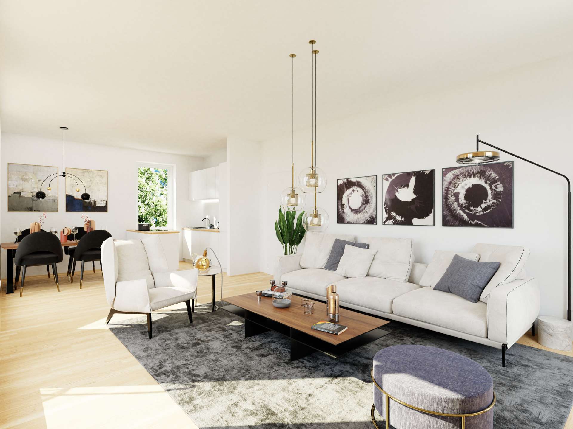 Wohnzimmer Penthouse
