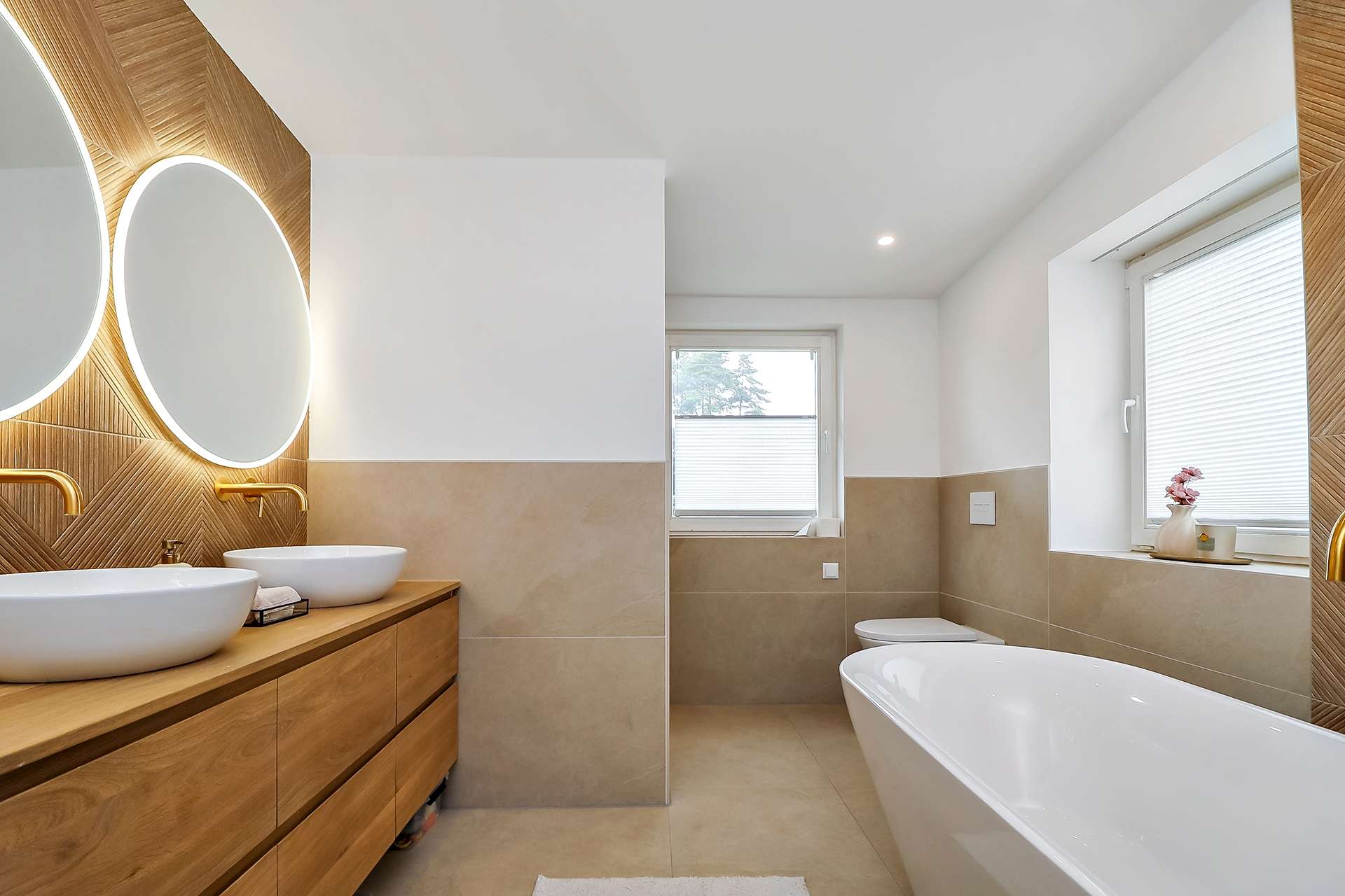 Badezimmer im Obergeschoss