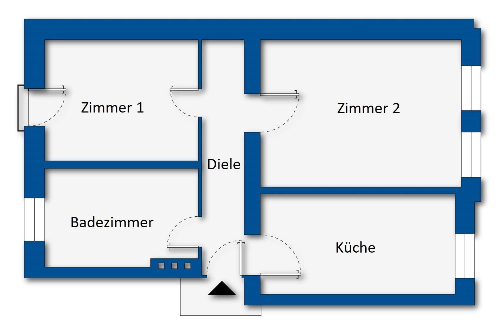 Grundrissskizze 