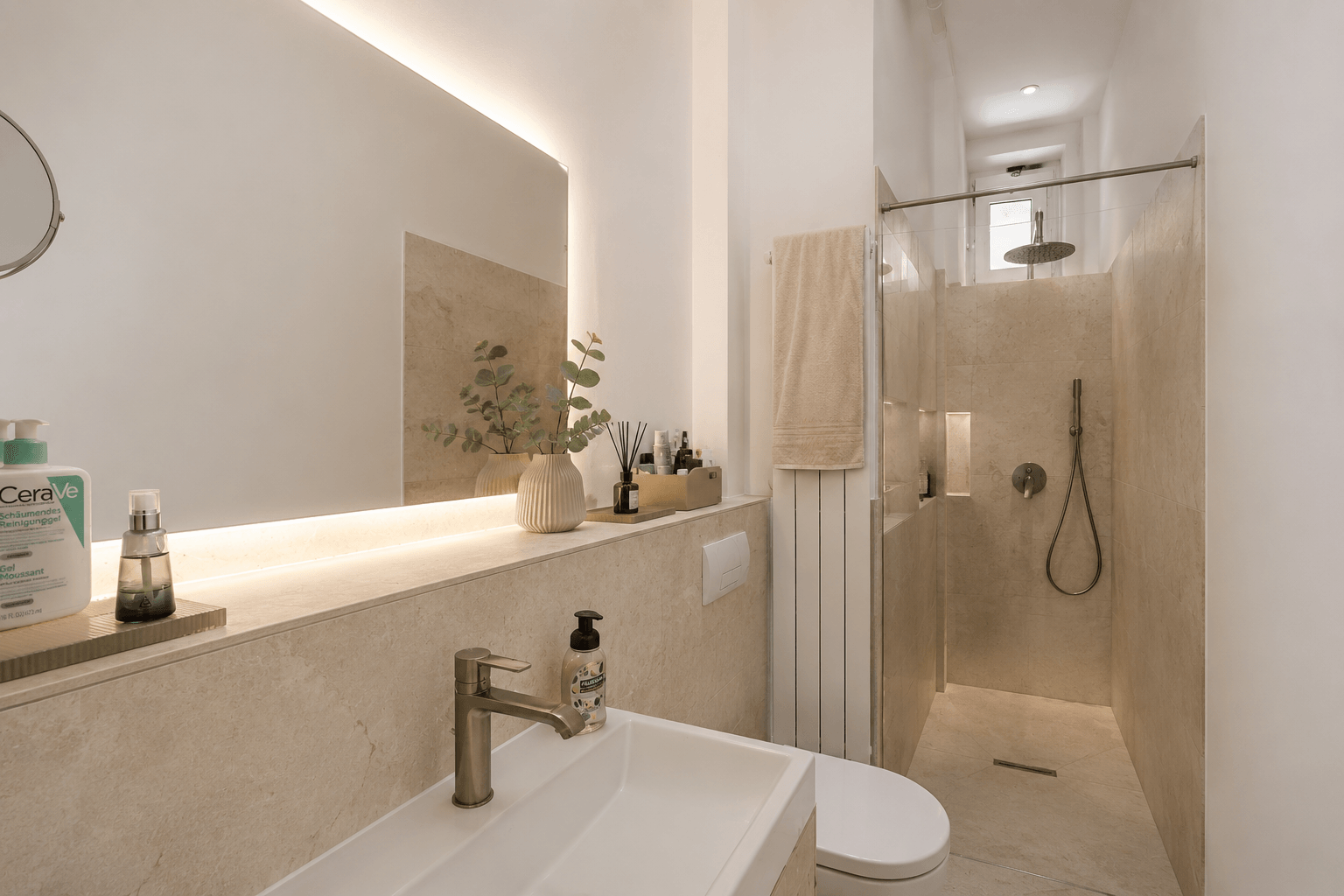 Visualisierungsbild KI Badezimmer