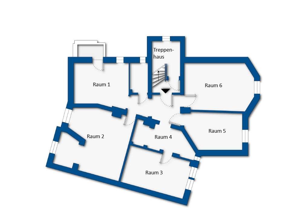 Grundrissskizze Kellergeschoss