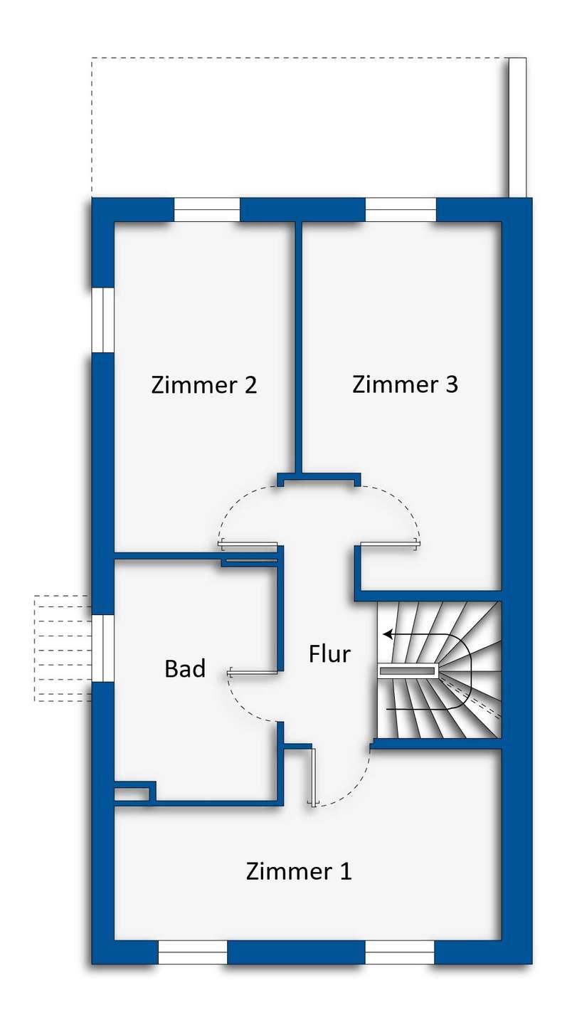 Grundriss Obergeschoss