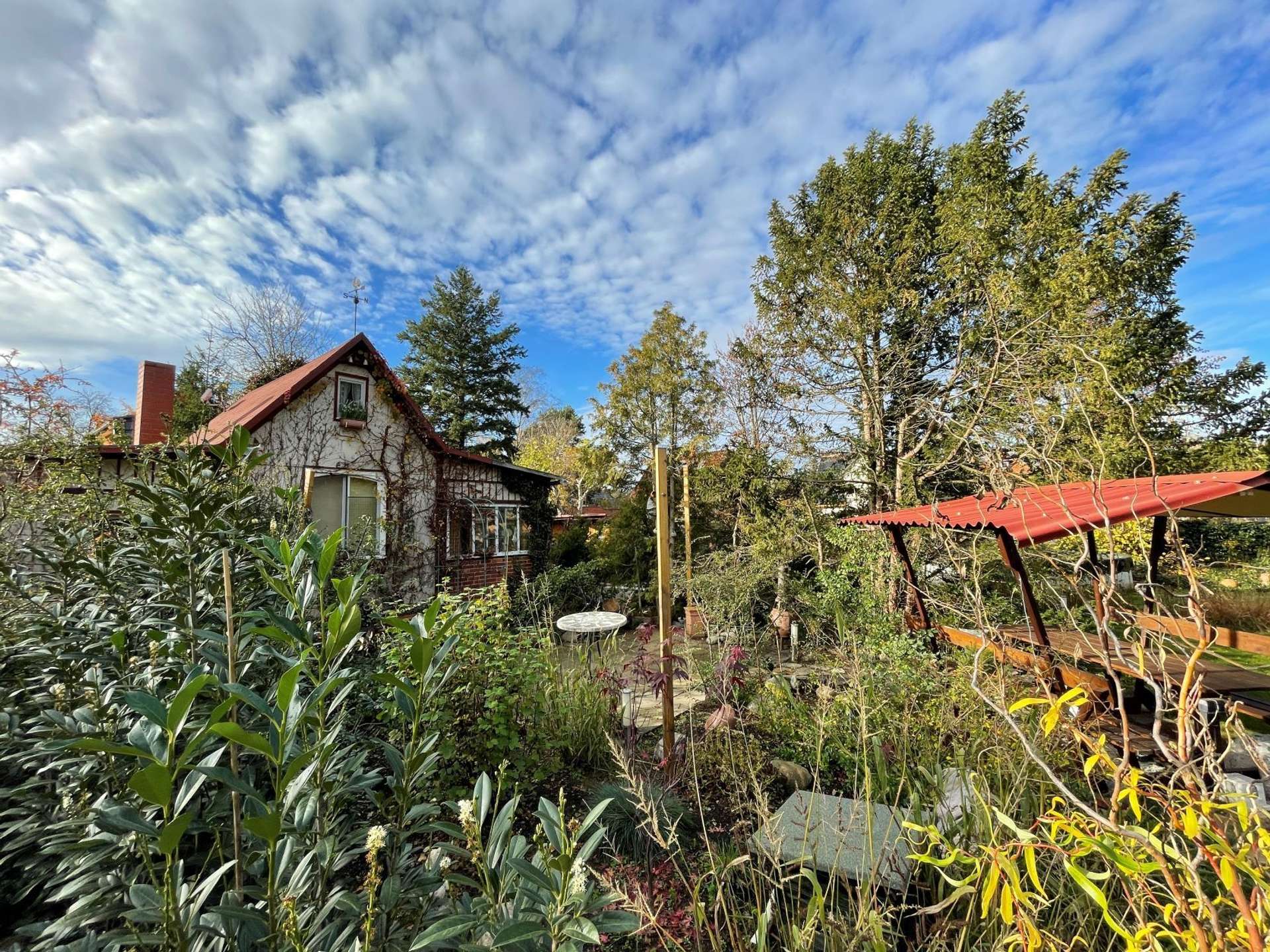 Blick zum Kleinhaus
