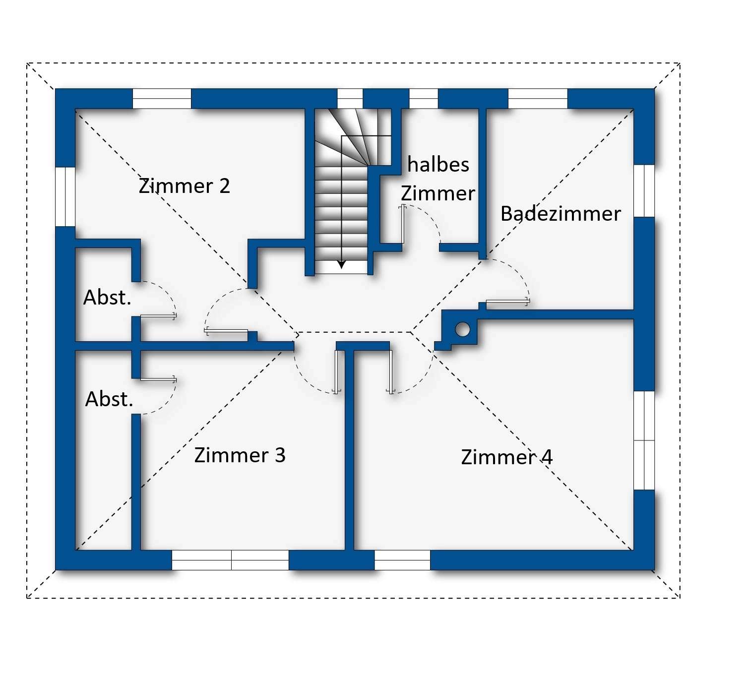 Grundrissskizze OG