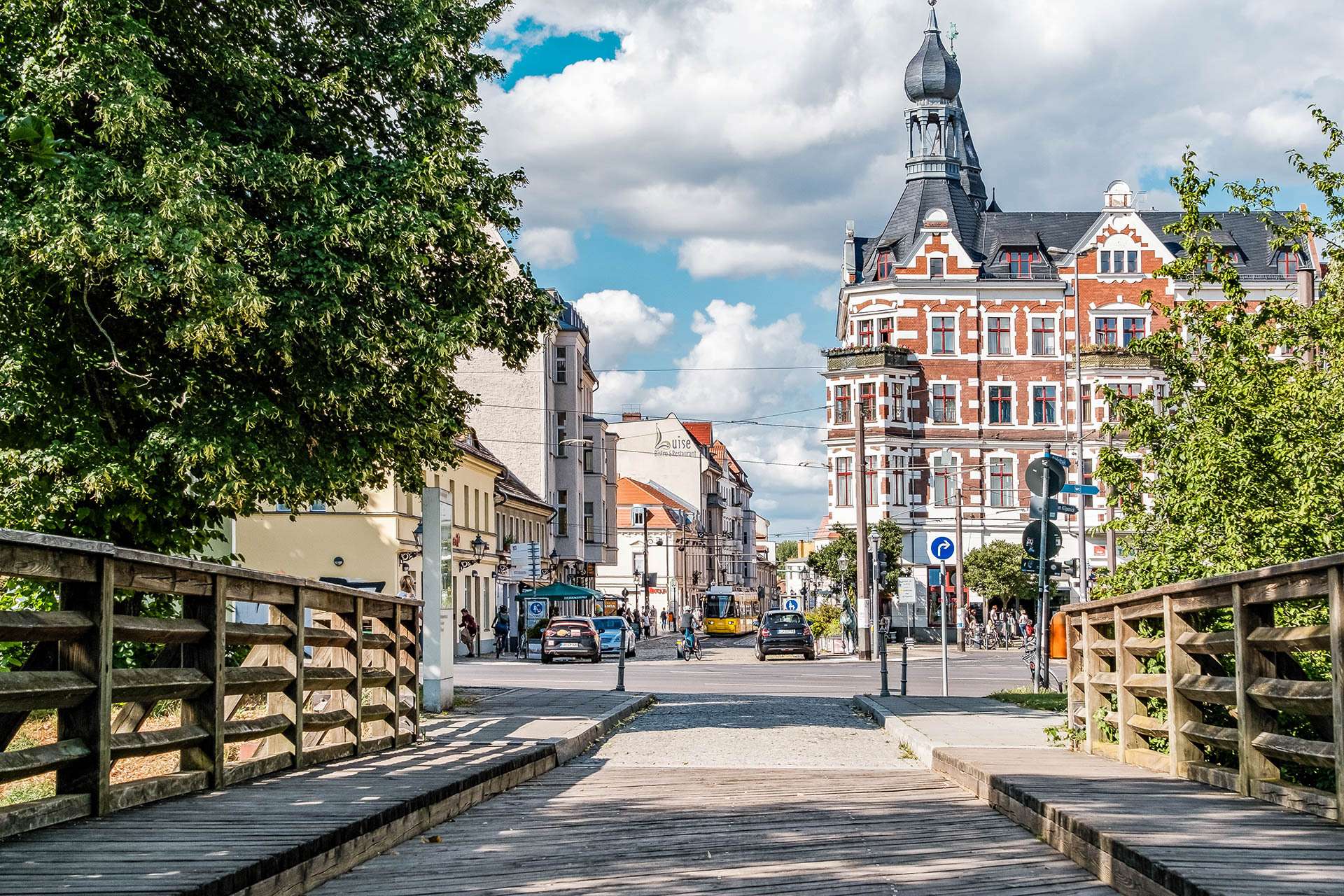 Blick vom Schloss Richtung Altstadt