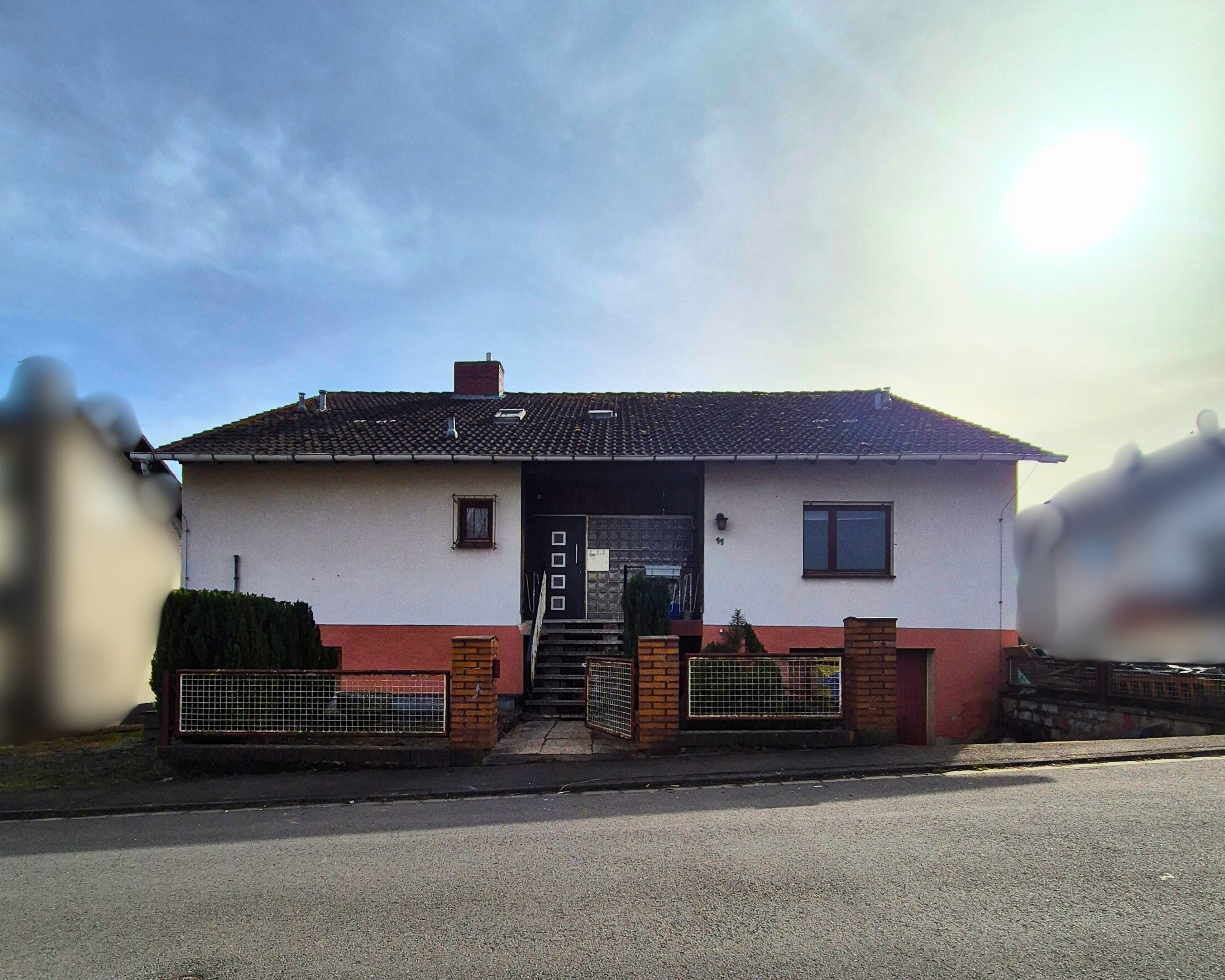 Ansicht von der Straße