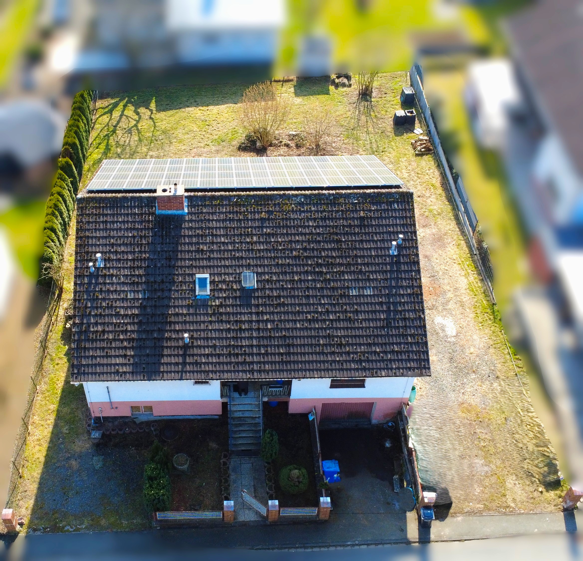 Grundstück von Oben