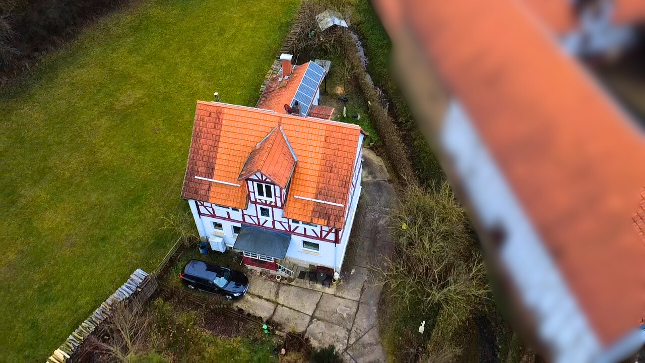 Haus von oben