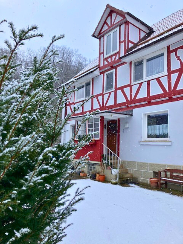 Haus im Winter