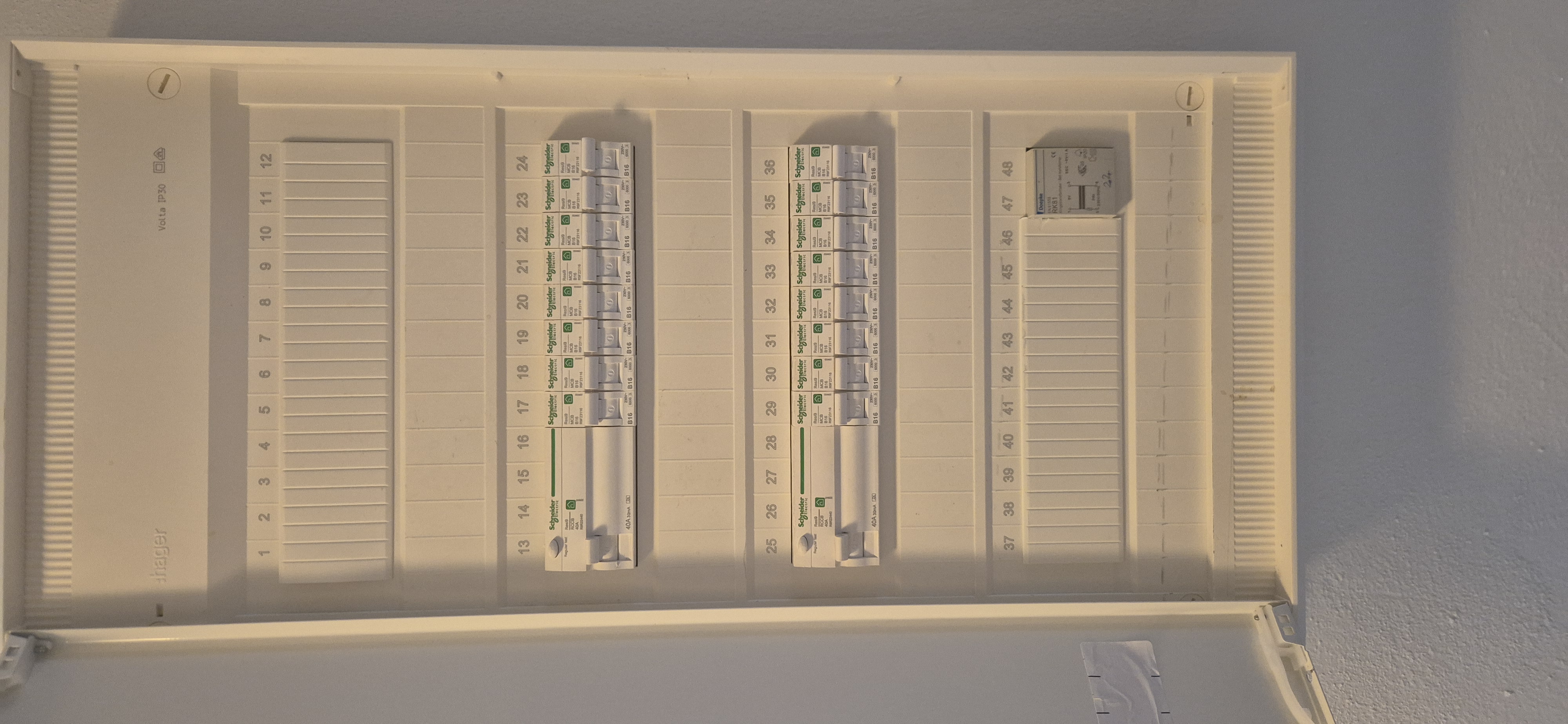 Unterverteilung Elektrik