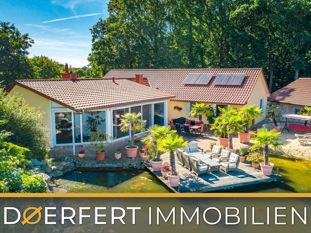 Bremerhaven – Spaden | Luxeriöse Villa auf idyllischem Grundstück mit einem Schwimmteich, Gästehaus & Strand – Bild 1