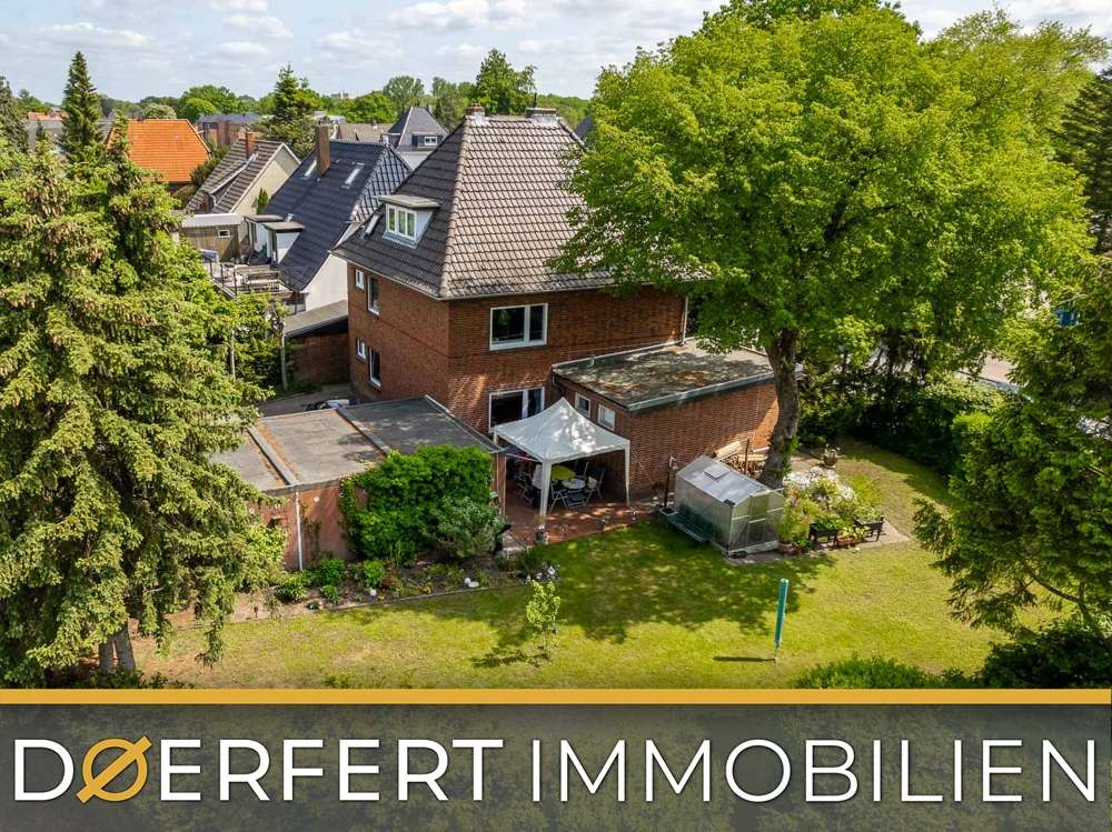 Norderstedt – Garstedt | Einladende Kaffeemühle mit drei Wohneinheiten und vier Garagen – Bild 1