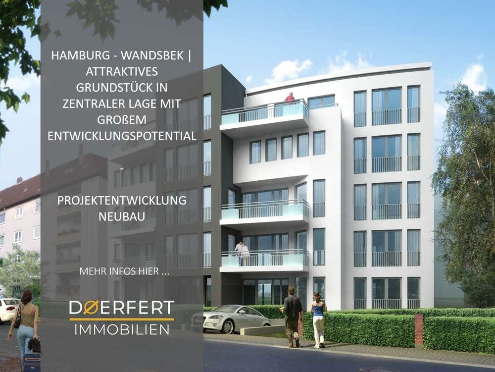 Hamburg – Wandsbek | Attraktives Grundstück in zentraler Lage mit großartigem Entwicklungspotential – Bild 1