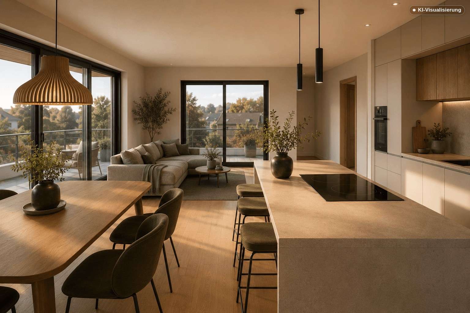 Penthouse-Flair mit großzügiger Dachterrasse in begehrter Lage von Bispingen – Bild 2