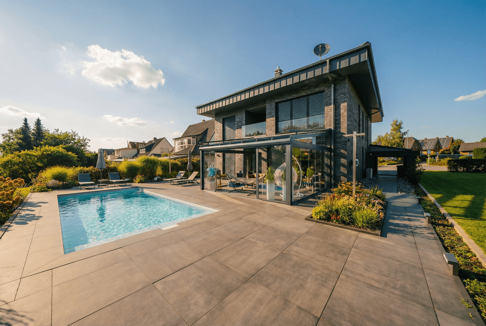 Zeitlose Stadtvilla mit Pool, Wintergarten & Premium-Ausstattung – Bild 2