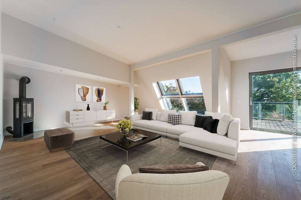 Hamburg – Harvestehude | Exklusives Penthouse in traumhafter Wohnlage mit Dachterrasse und Aufzug – Bild 1