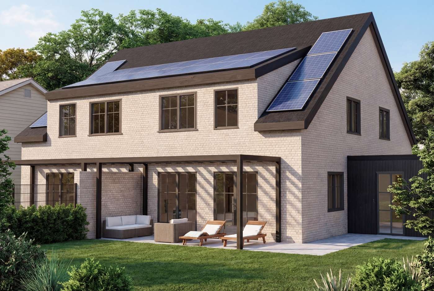 Premium Doppelhaushälfte – Neubau : Wärmepumpe, PV-Anlage & Carport inklusive – Bild 3