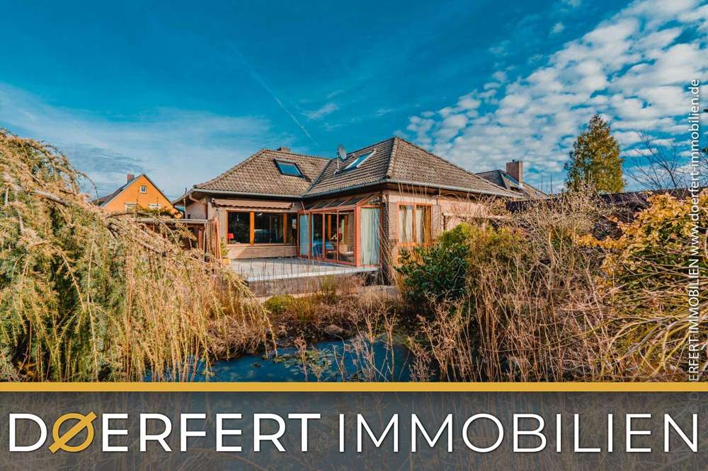 Cuxhaven – Altenwalde | Einfamilienhaus mit Blockhaus und Wintergarten in ruhiger Lage – Bild 1