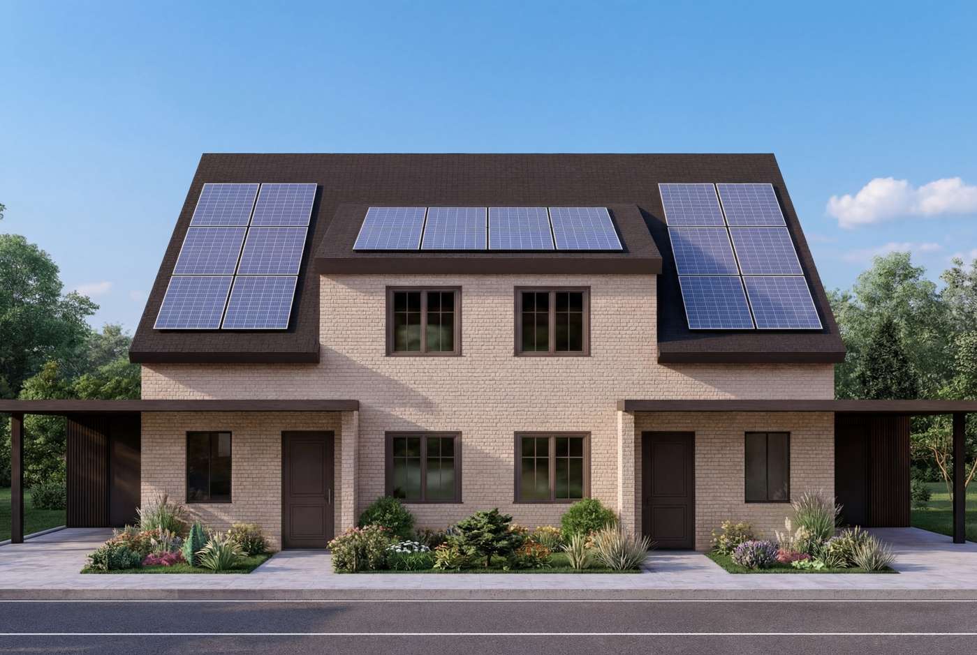 Premium Doppelhaushälfte – Neubau : Wärmepumpe, PV-Anlage & Carport inklusive – Bild 4