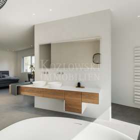 Masterbedroom mit Design-Bad