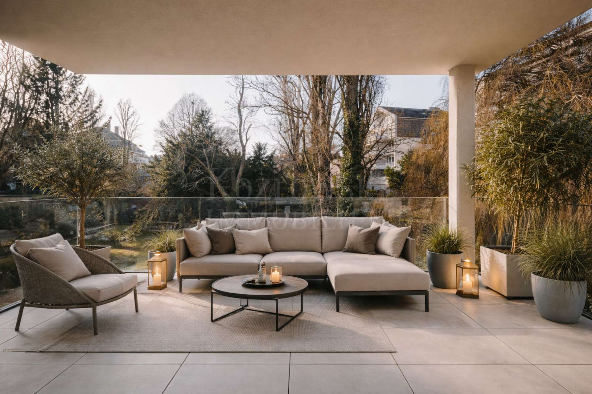 Terrasse - KI-Staging