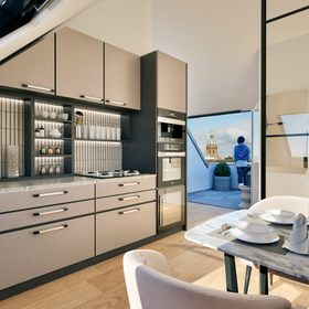 Offene Küche - Visualisierung