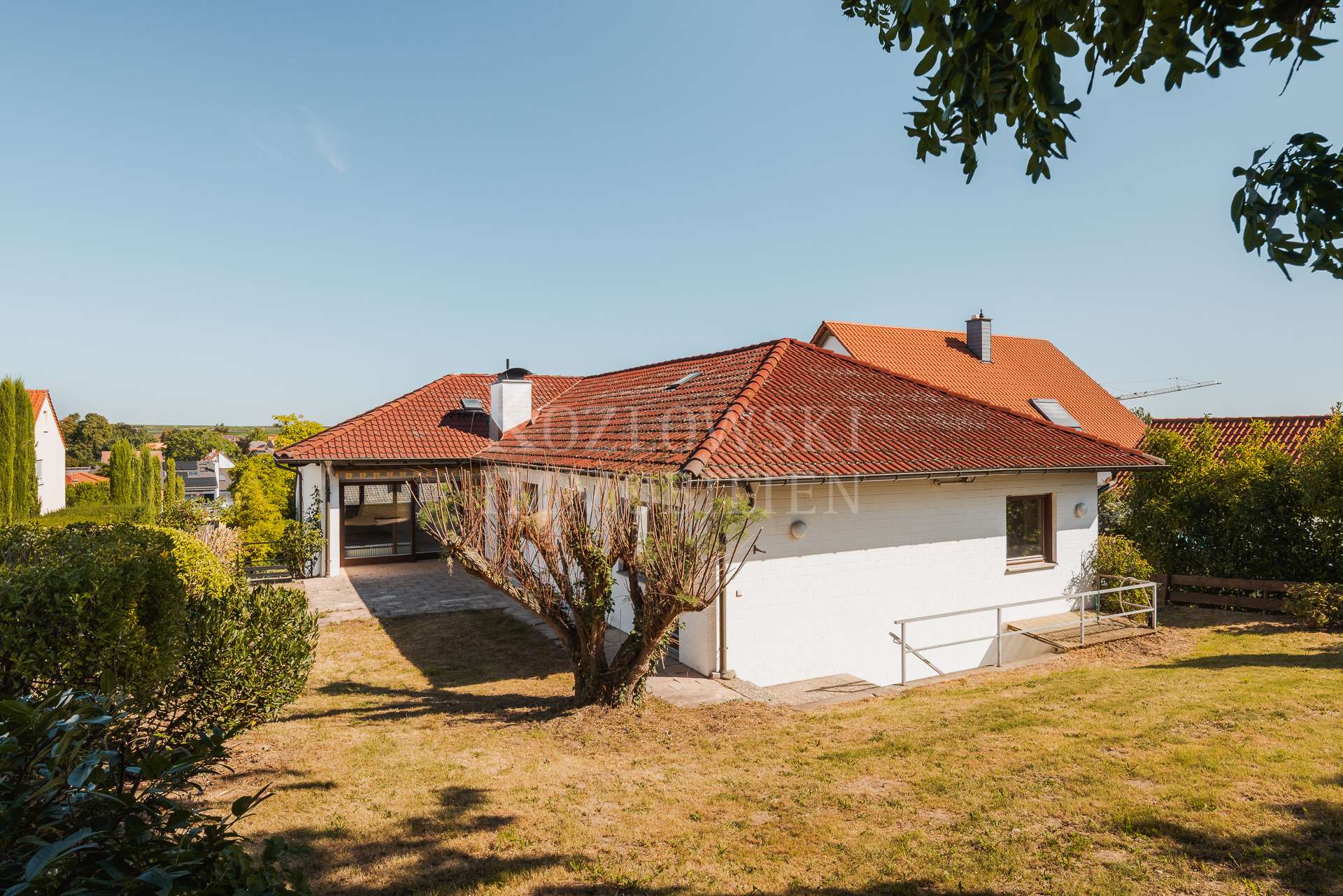 Bungalow - Gartenansicht