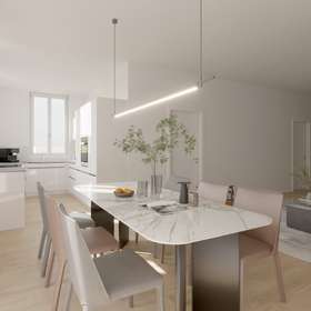 Offene Küche mit Essplatz