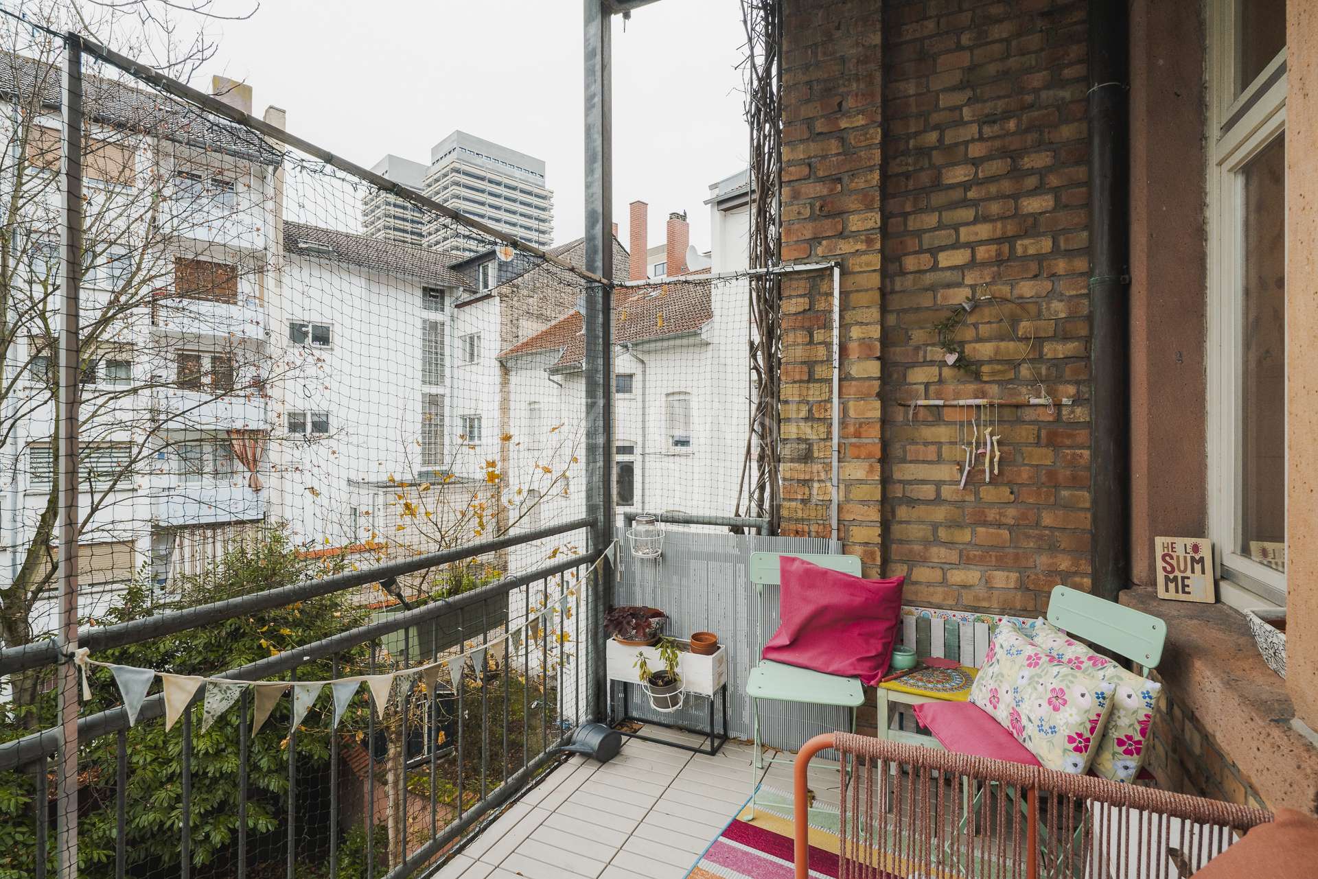 Balkon zum Innenhof 