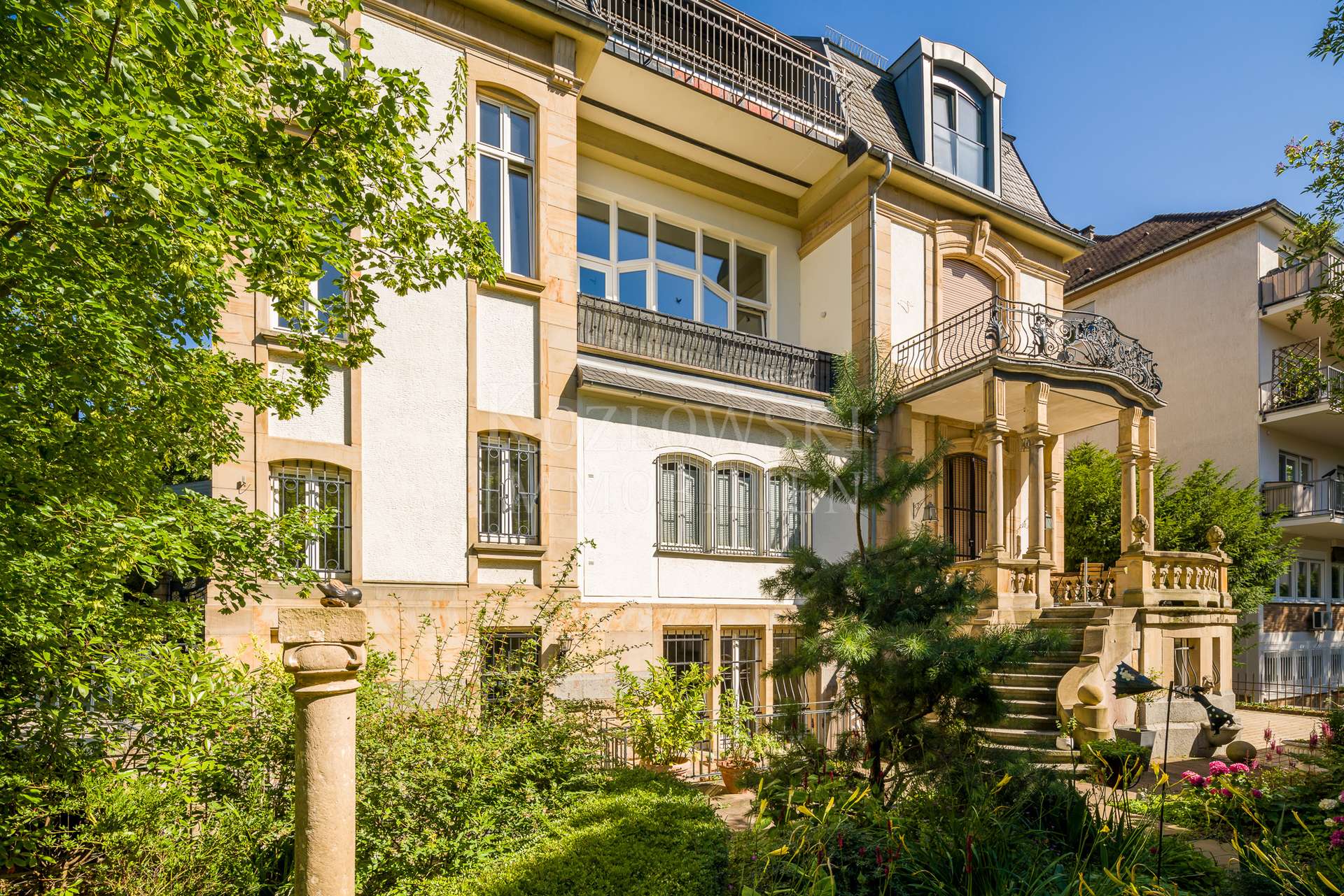 Stadtvilla - Gartenansicht