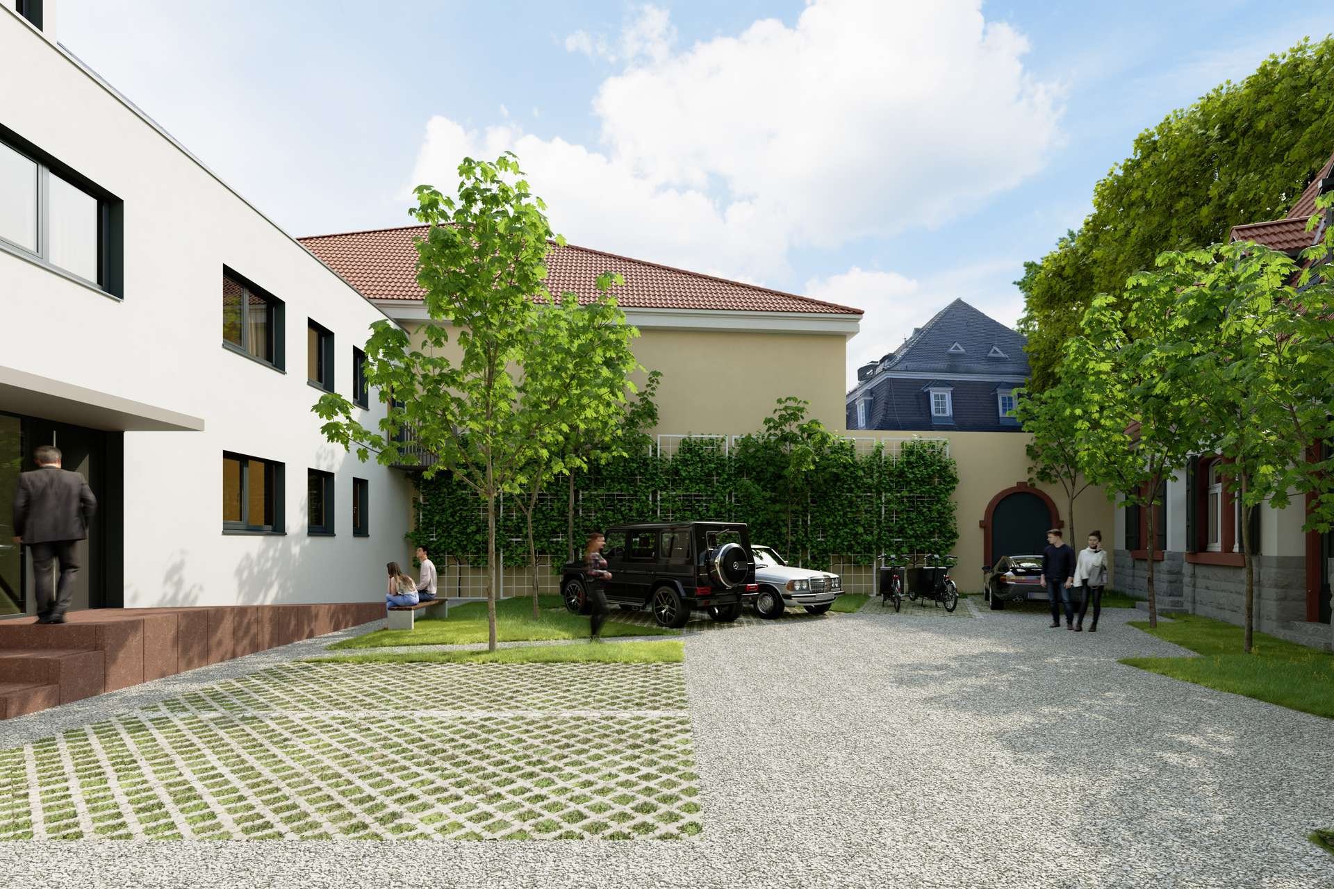 Innenhof - Visualisierung