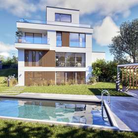 Villa mit Pool - Visualisierung