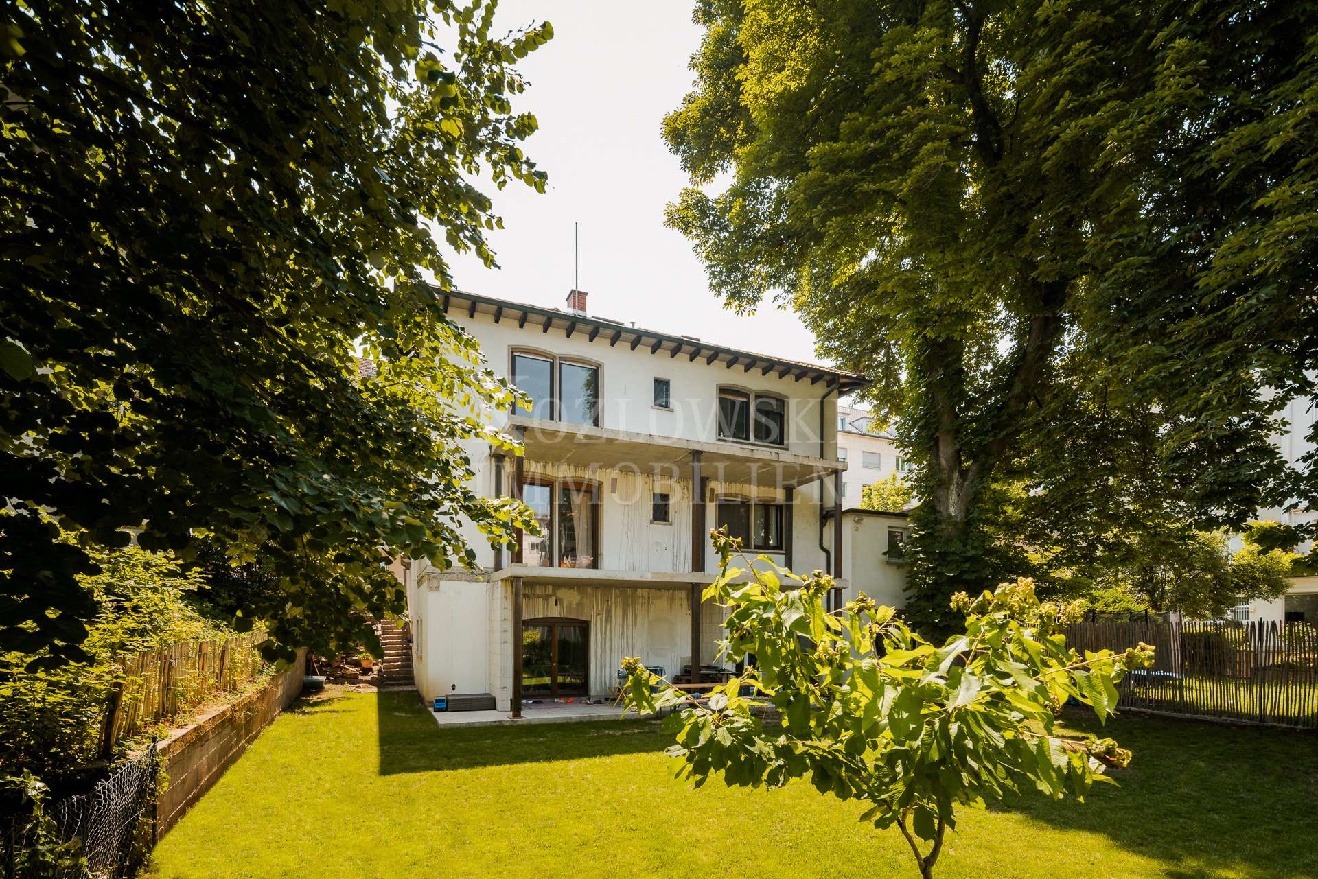 Stadthaus - Gartenansicht