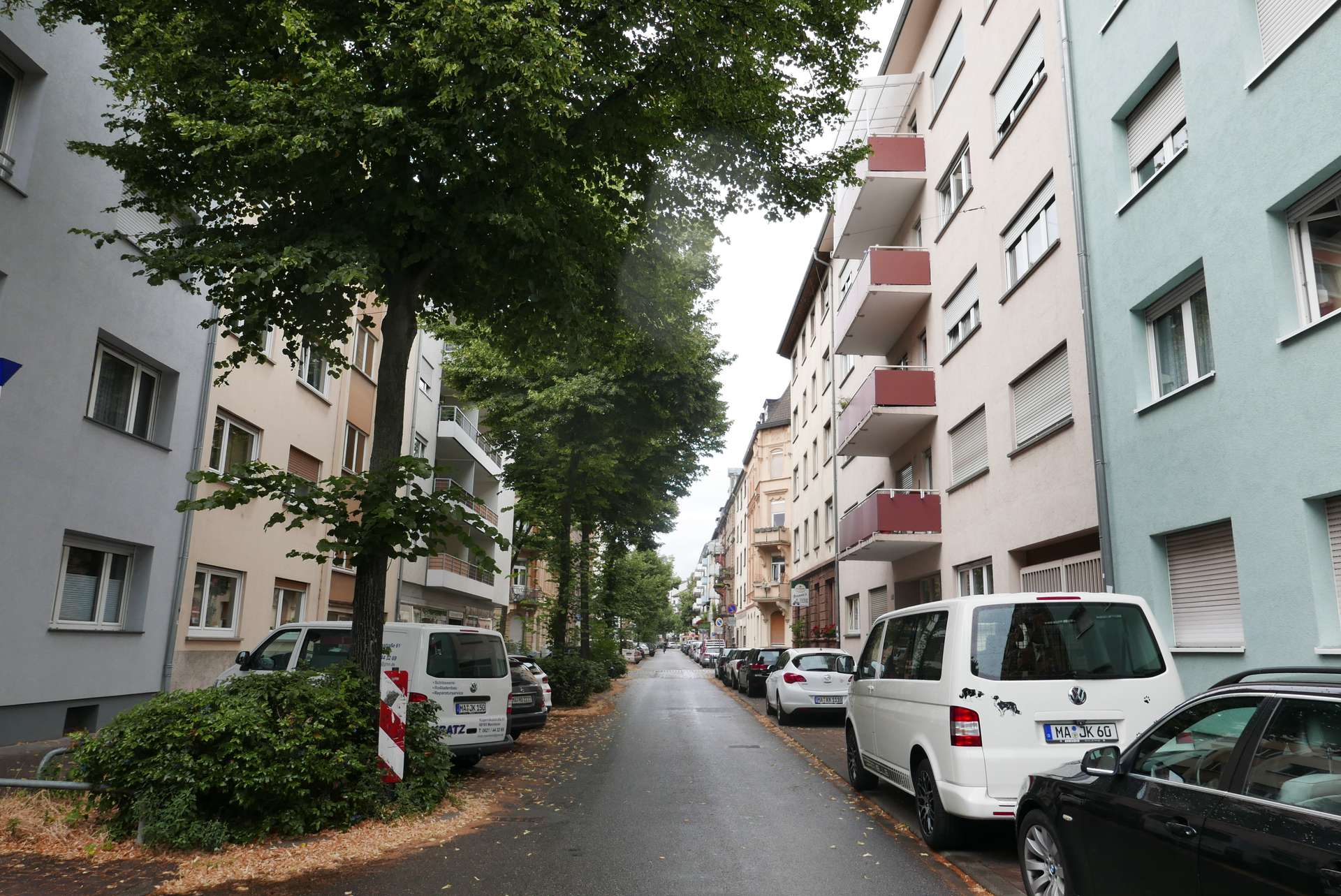 Blick zur Seckenheimerstraße