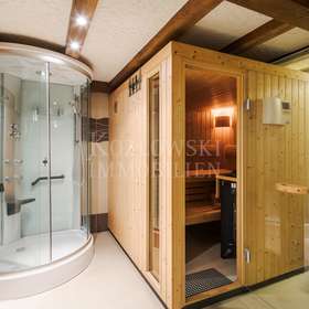 Wellnessdusche mit Sauna