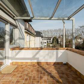 Balkon überdacht