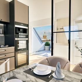 Blick zur Loggia - Visualisierung 