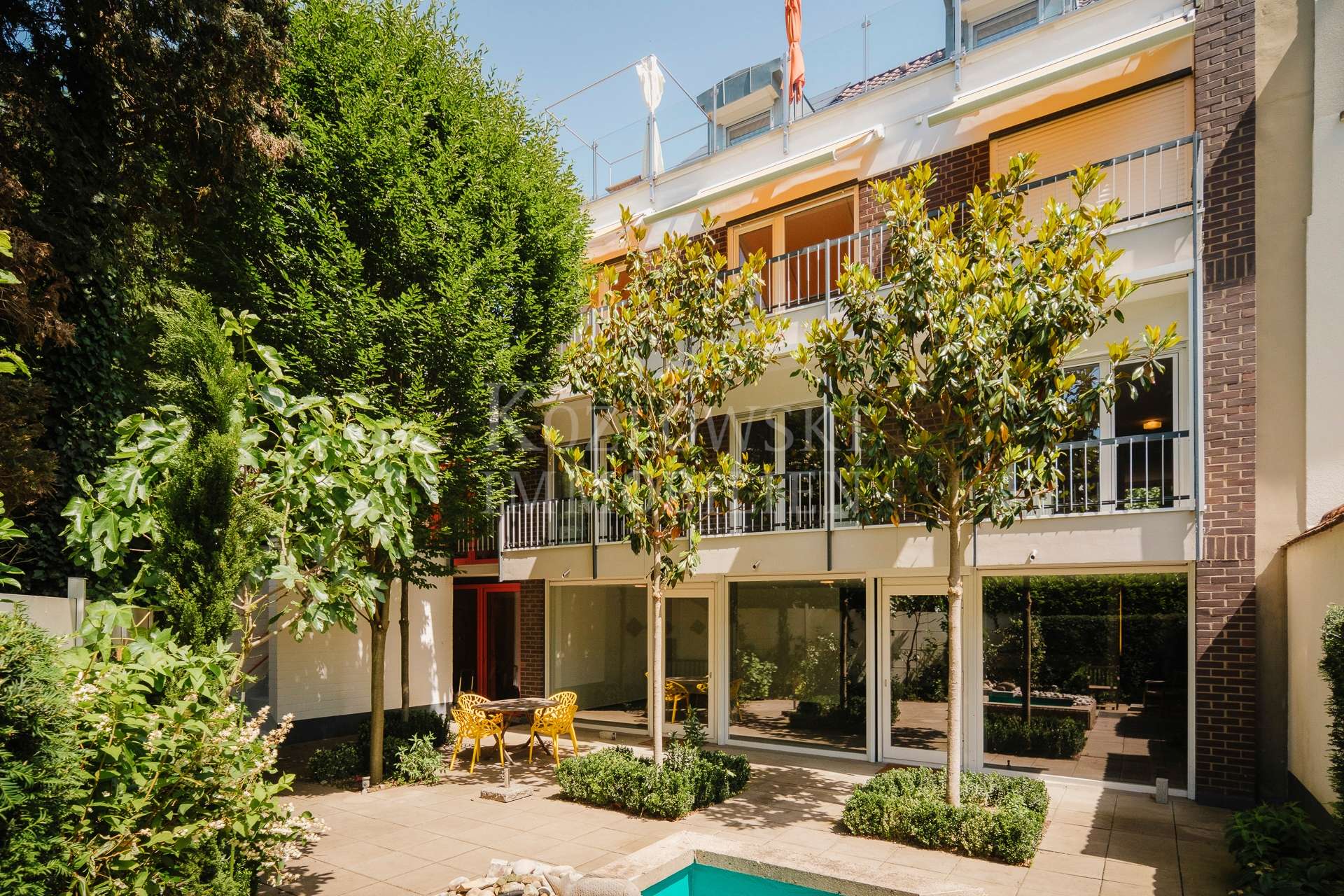 Stadthaus - Gartenansicht