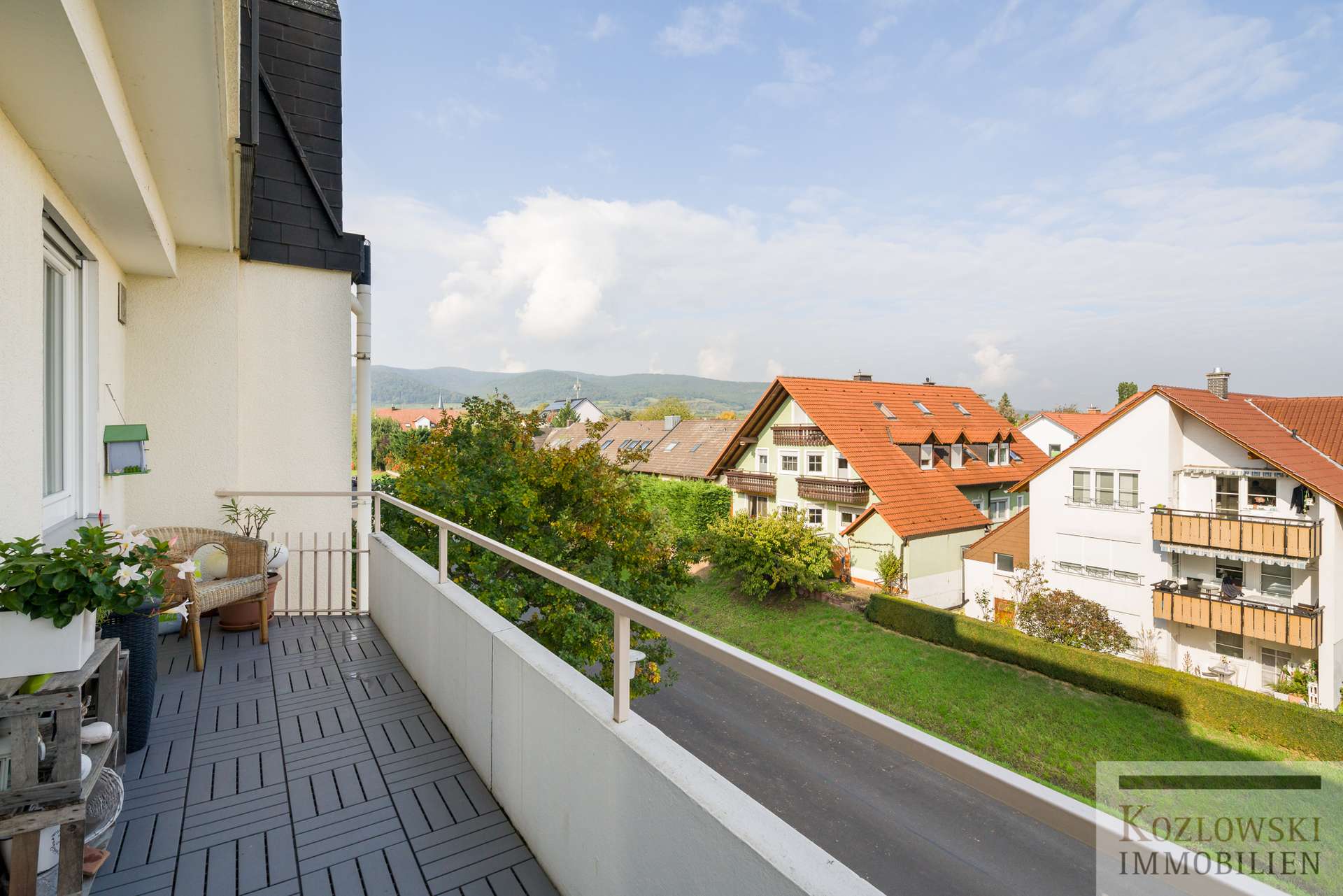 Balkon mit Ausblick