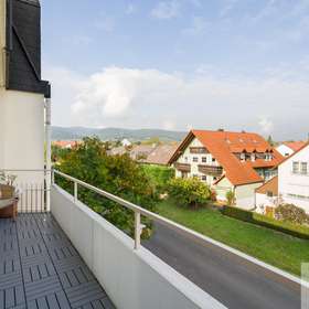 Balkon mit Ausblick