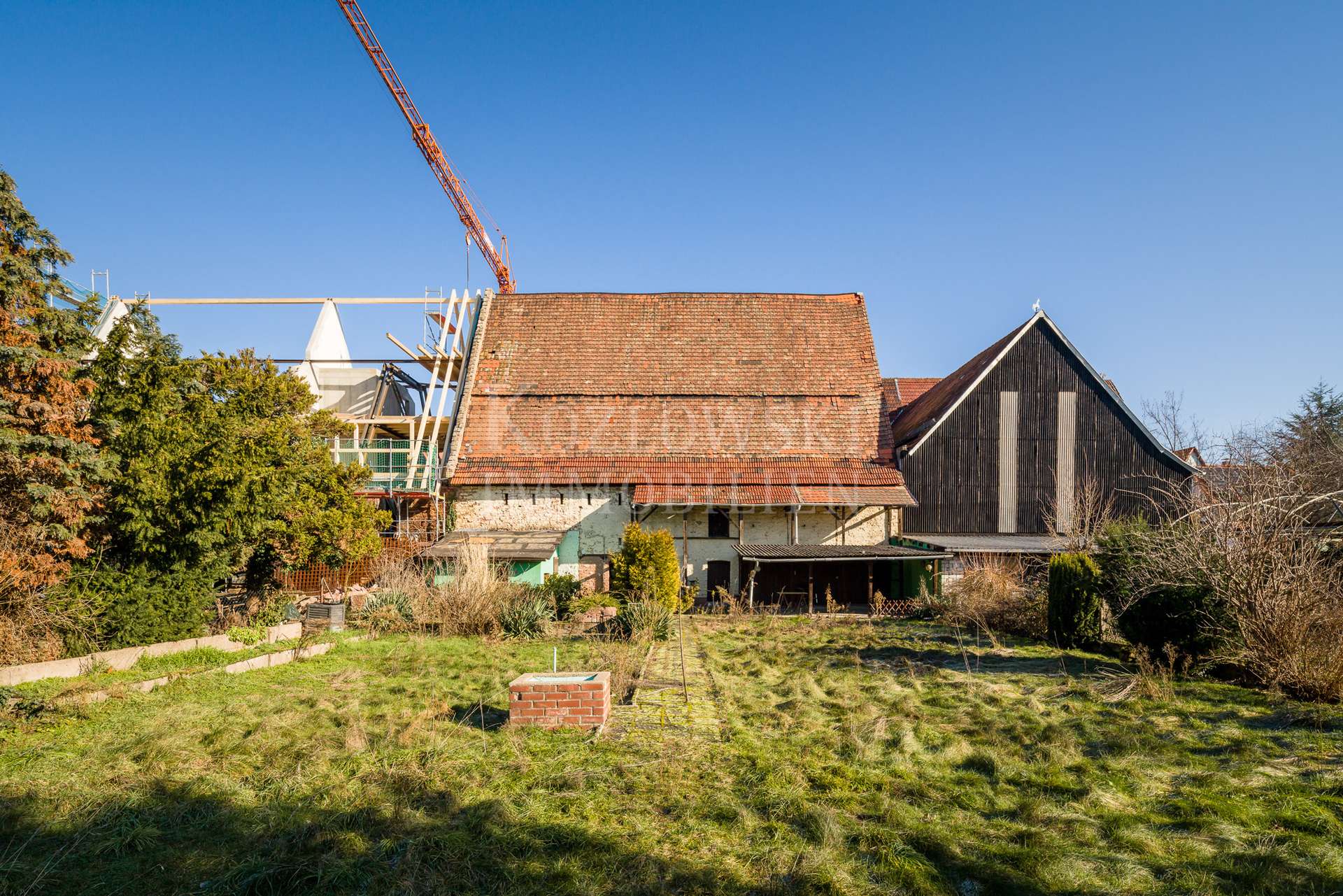Scheune Gartenansicht 