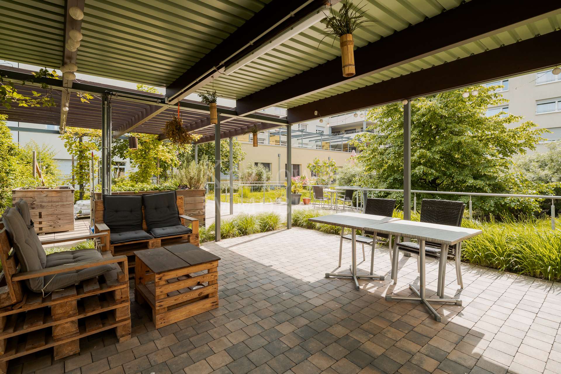 Gemeinschaftlicher Sitzplatz 