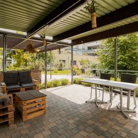 Gemeinschaftlicher Sitzplatz 