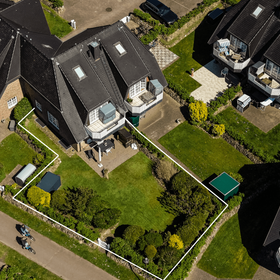 Luftaufnahme - Gartenwohnung