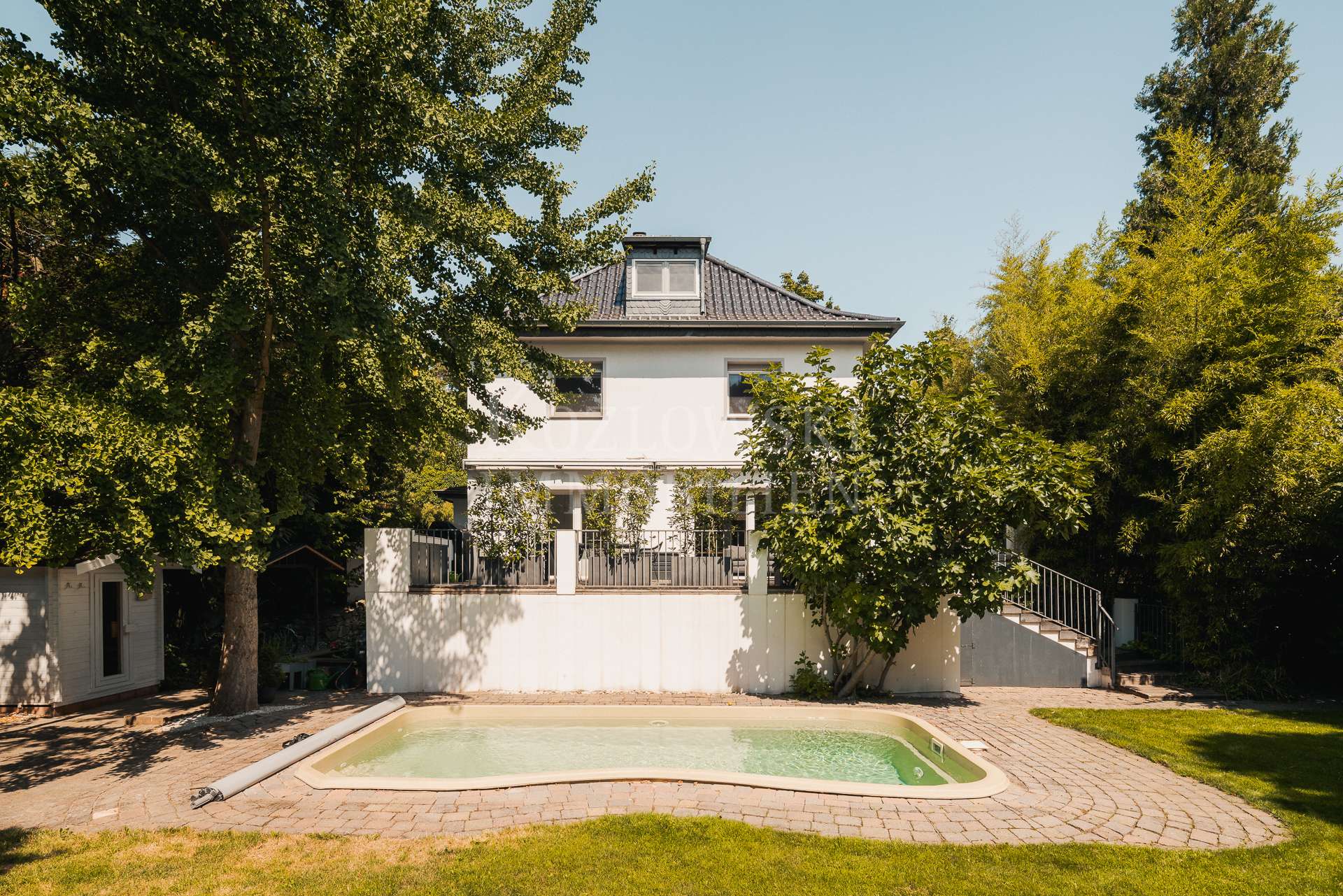 Stadtvilla - Gartenansicht