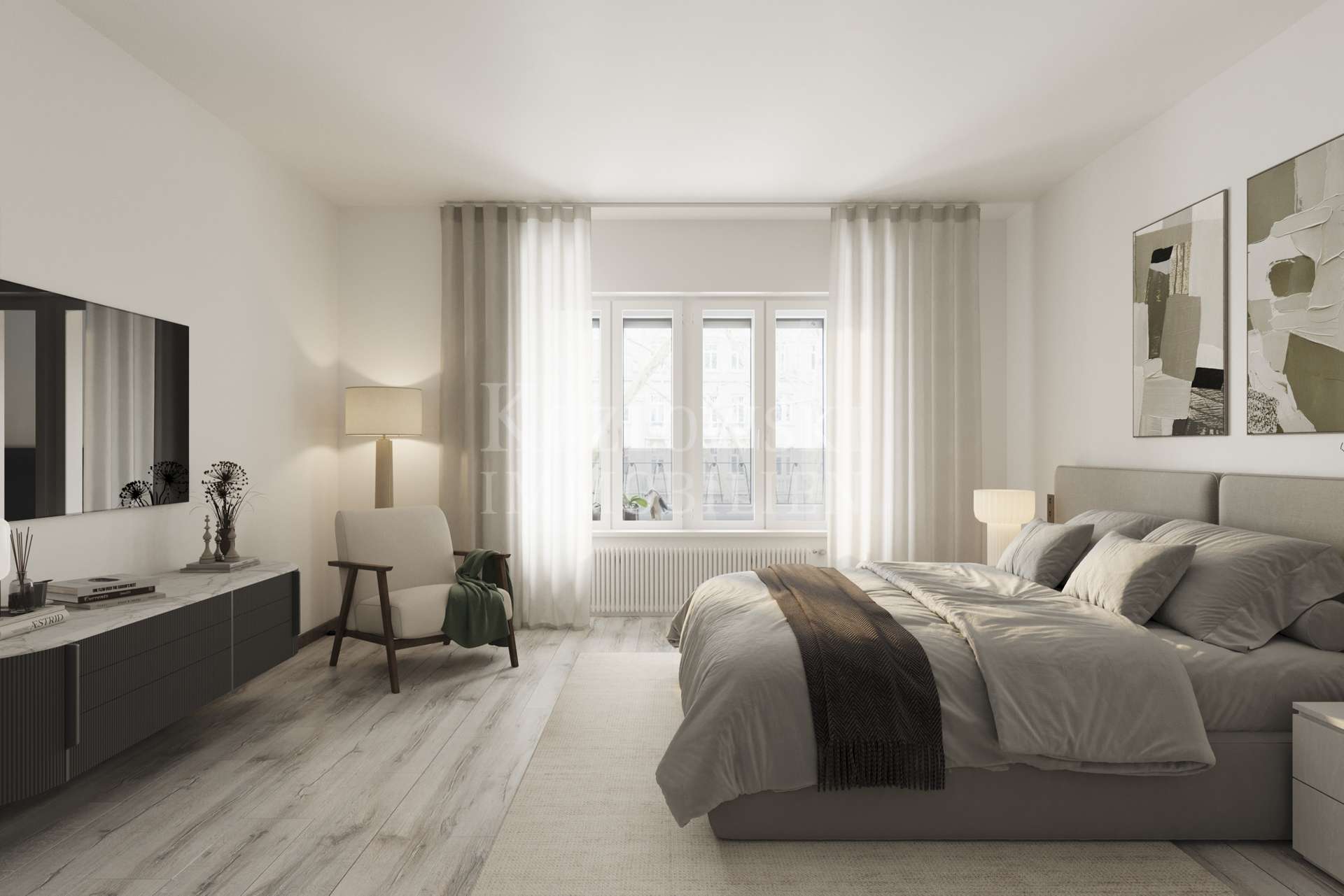 Schlafzimmer - Visualisierung