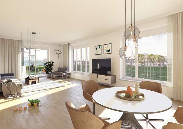 thumbnail von Neubauprojekt DOCK27 – Harbour FamilyLoft mit Terrasse und Privatgarten!